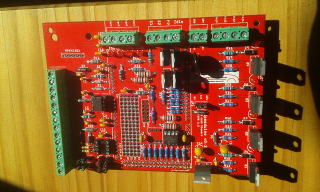 Placa amb components